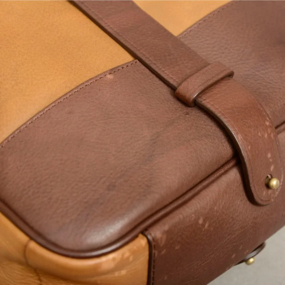 Cole Haan Rustic Zip Top Briefcase Laptop Bag